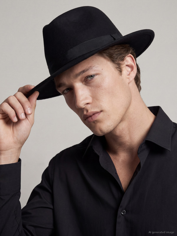 LCW ACCESSORIES Men's Fedora Hat