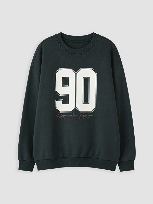 LCW Kids Printed Boys' Thick Sweatshirt