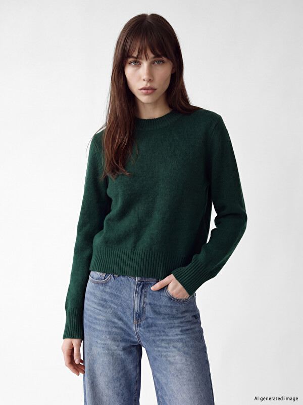 LCW Vision Crew Neck Women's Knitwear Sweater
