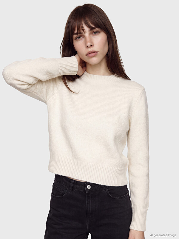 LCW Vision Crew Neck Women's Knitwear Sweater