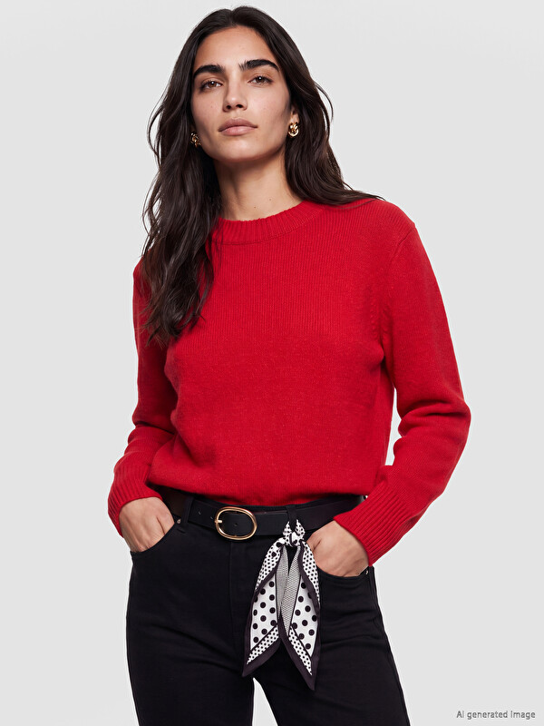 LCW Vision Bisiklet Yaka Kadın Triko Kazak