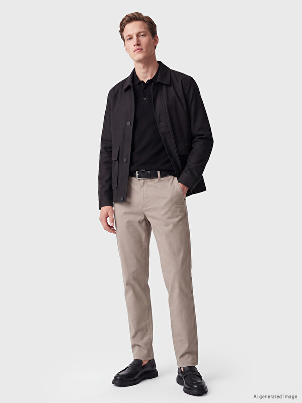 SOUTHBLUE Regular Fit gabardinske muške pantalone