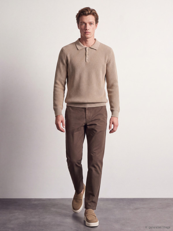 SOUTHBLUE Regular Fit Gabardine Men's Trousers