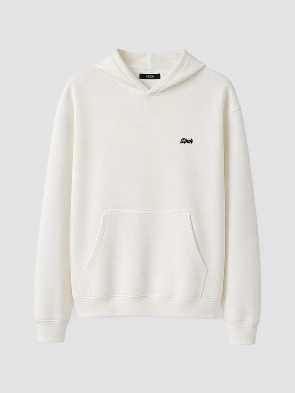 XSIDE Man Ecru Sweatshirt