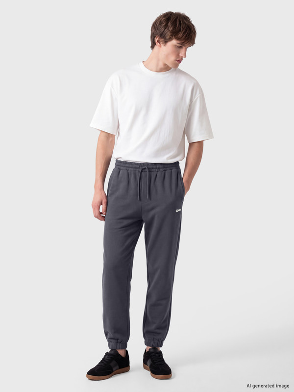 XSIDE Embroidered Relaxed Fit Men's Jogger Sweatpants