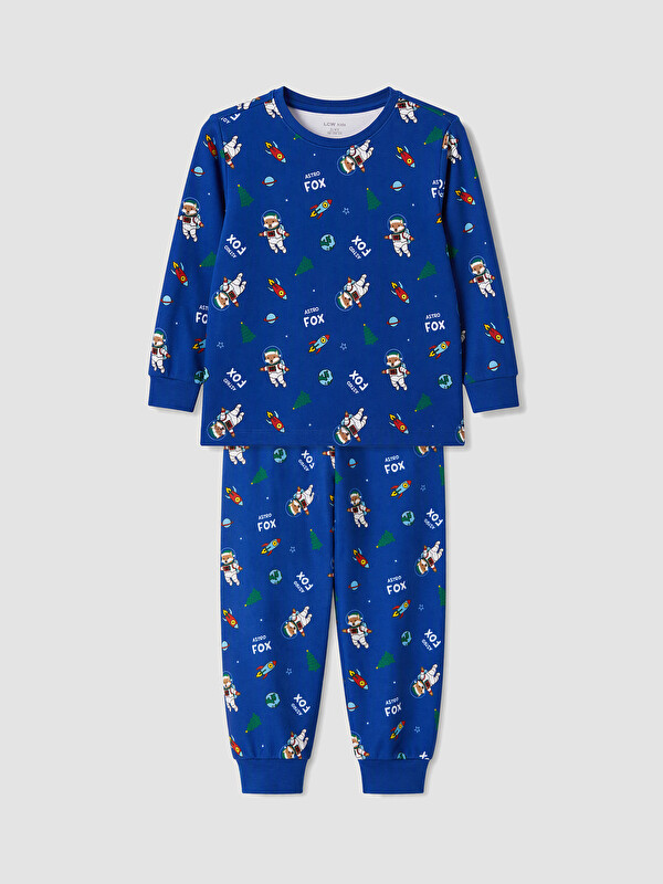 LCW Kids Printed Boys' Pyjamas Set