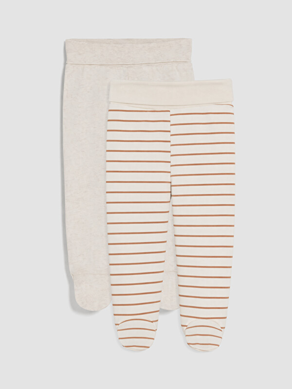 LCW baby Pantaloni cu botoșei pentru bebeluși băieți, set de 2 bucăți