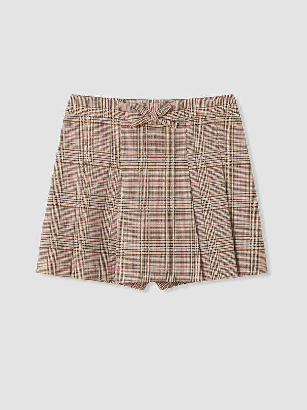 LCW Kids Skort me kuadrate me pala për vajza