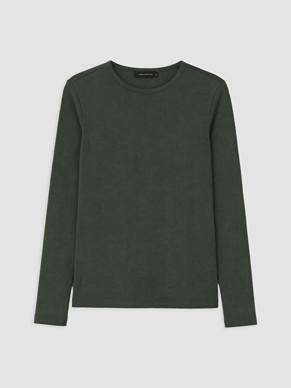 LCW EVERYDAY Crew Neck %100 Cotton Women's Body