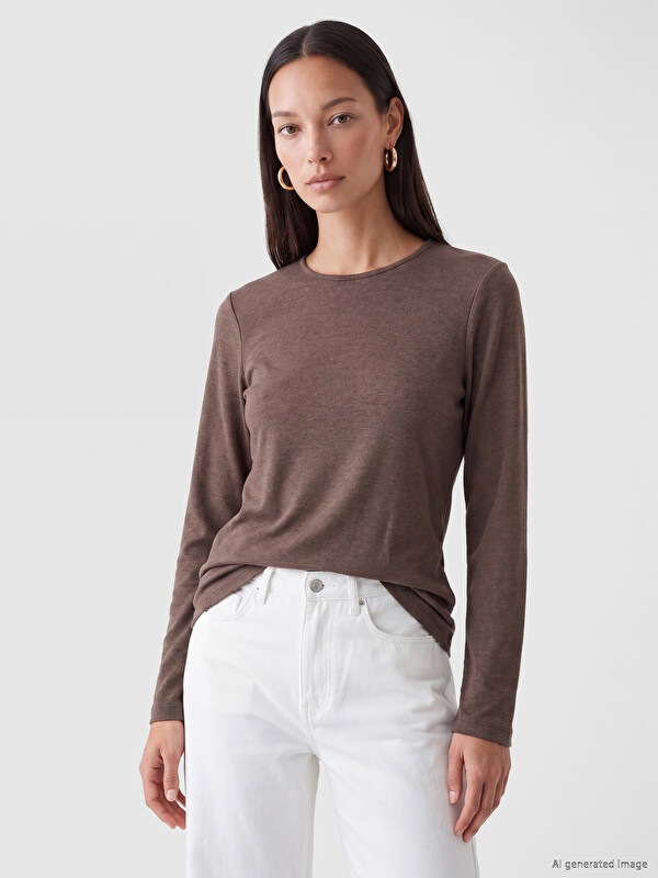 LCW EVERYDAY Crew Neck Women's Body