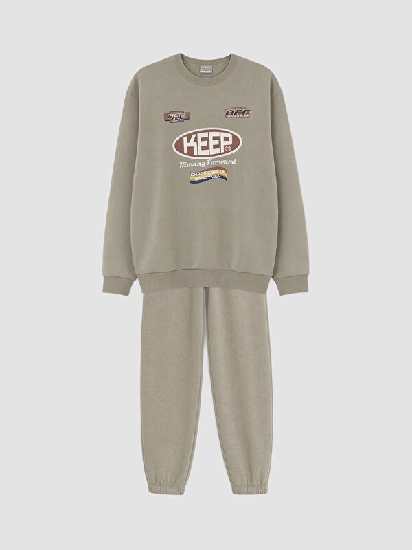 LCW Kids Pantalon de survêtement Beige Garçon