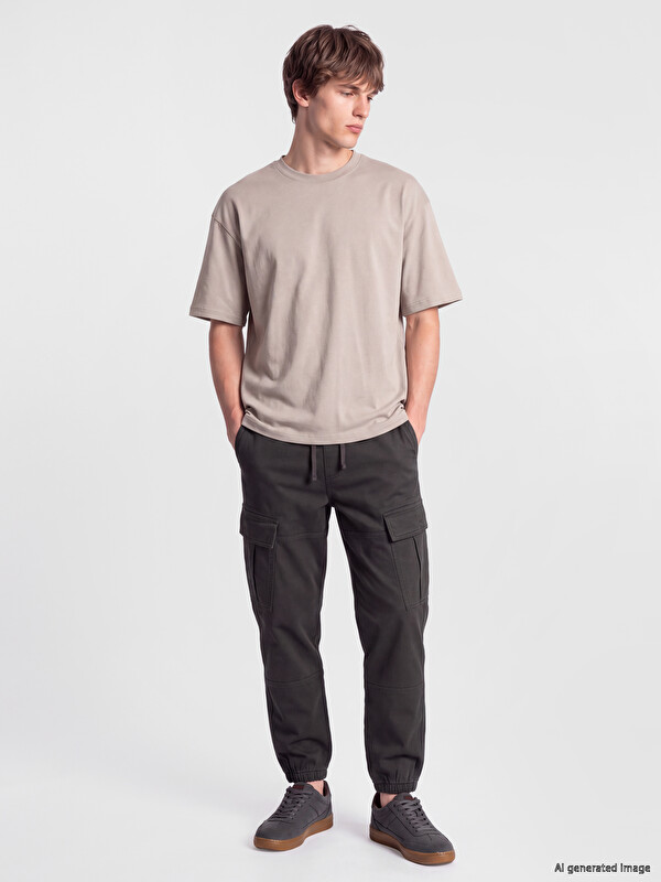 XSIDE Man Anthracite Trousers