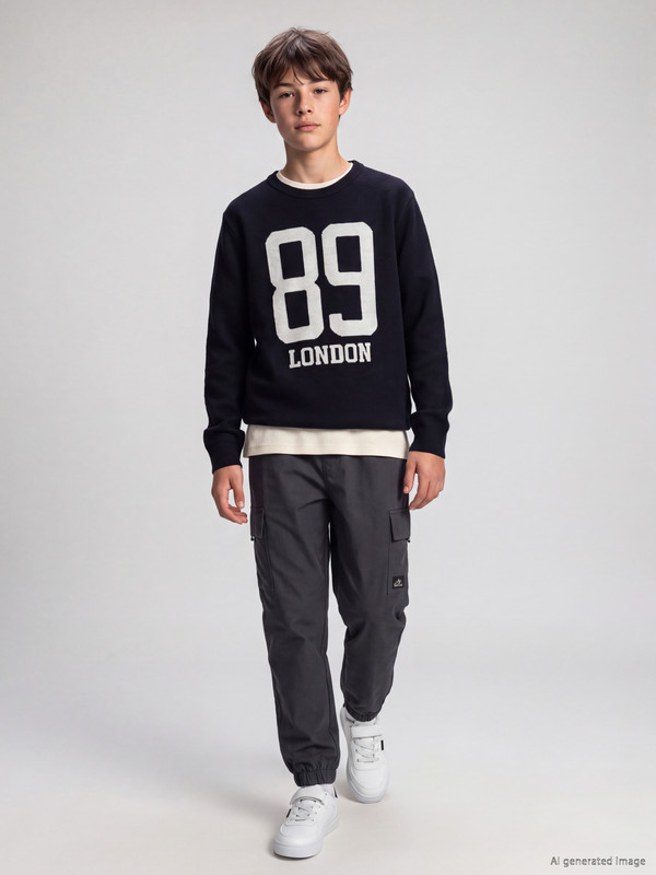 LCW Kids Boys' Fleece Lined Cargo Trousers
