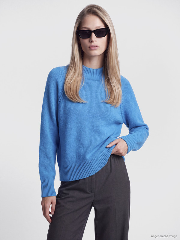 LCW Comfort Mock Neck Women's Knitwear Sweater