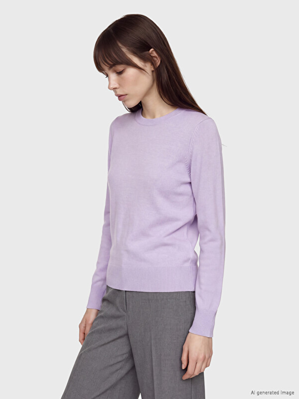 LCW Comfort Crew Neck Women's Knitwear Sweater