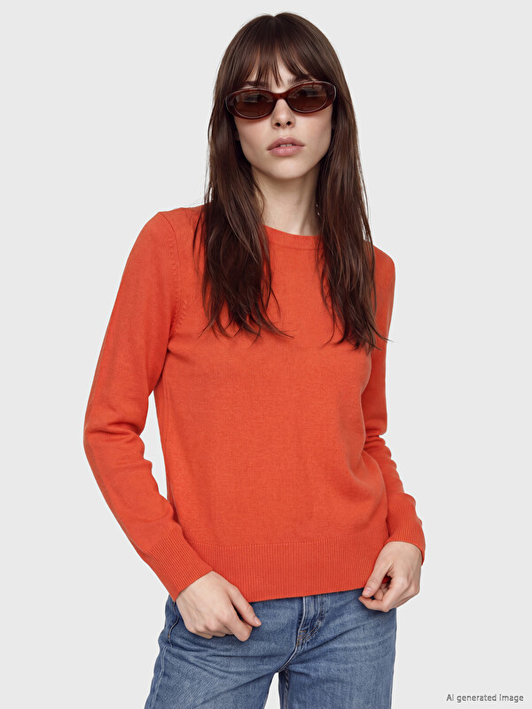 LCW Comfort Crew Neck Women's Knitwear Sweater