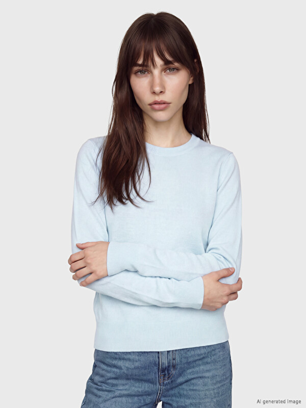 LCW Comfort Crew Neck Women's Knitwear Sweater