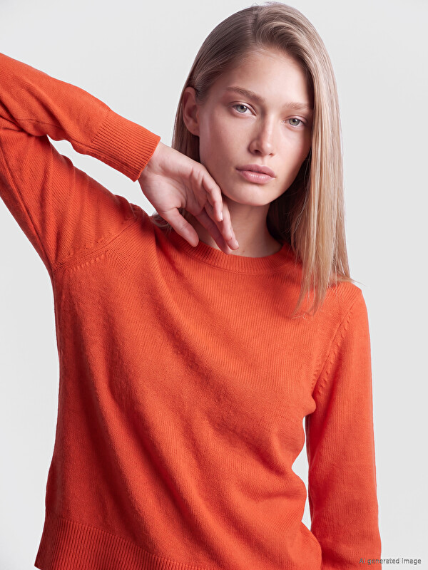 LCW Comfort Crew Neck Women's Knitwear Sweater