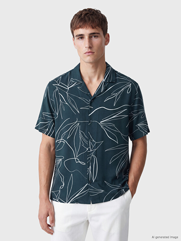 LCW Vision Regular Fit Patterned Dobby Men's Shirt
