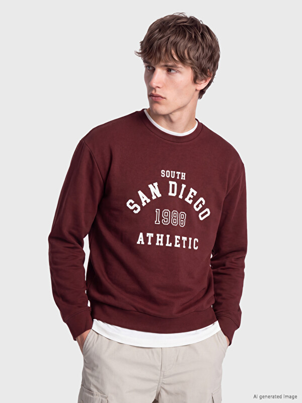 XSIDE Crew Neck Men's Thick Sweatshirt