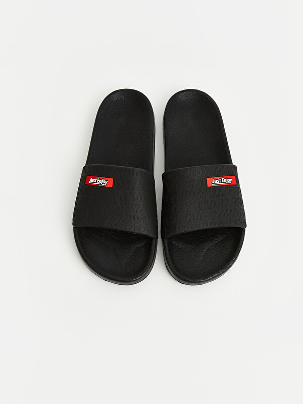 LCW STEPS Printed and Embossed Men's Sliders
