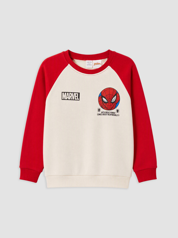 LCW Kids Sweat-shirt épais garçon imprimé Spider-Man