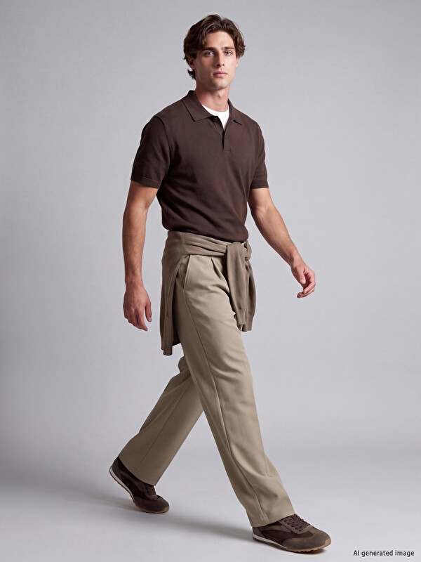 LCW Vision Relax Fit Men's Pleated Trousers