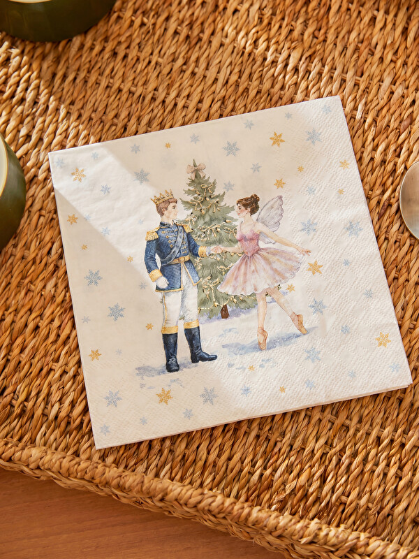 LCW HOME Ballerina Printed Paper Napkin 20 Pack