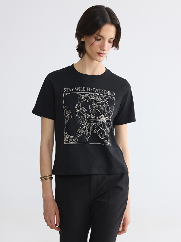 LC WAIKIKI Crew Neck Printed Women's T-Shirt