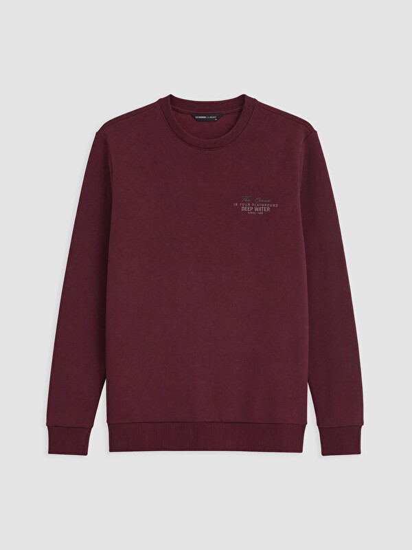 LCWAIKIKI Classic Crew Neck Thick Men's Sweatshirt