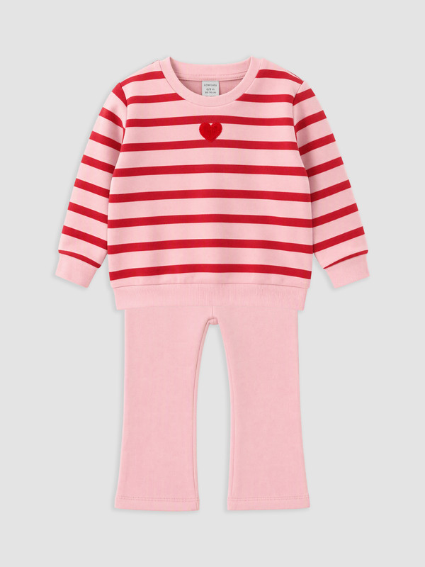 LCW baby Striped Baby Girls' Set