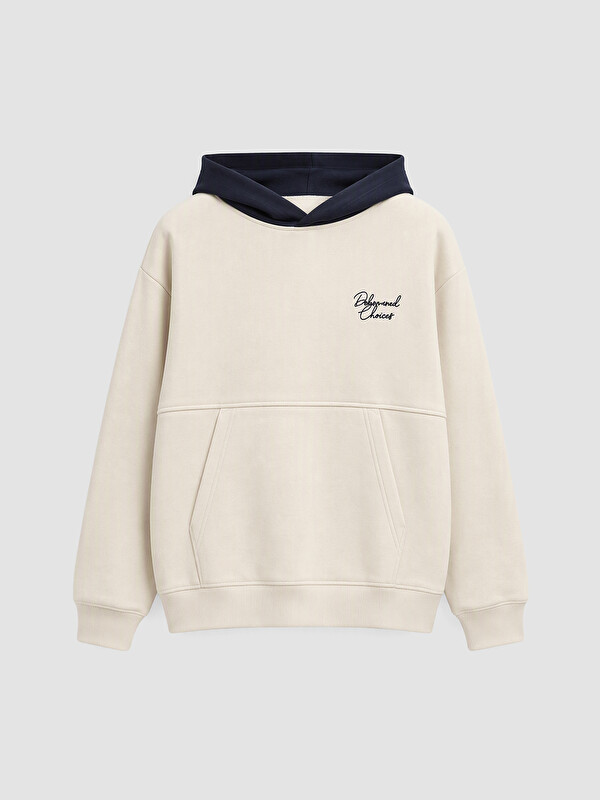 LCW Kids Embroidered Boys' Thick Sweatshirt