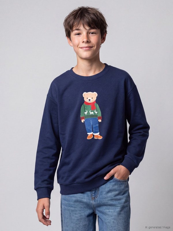 LCW Kids Printed Boys' Thick Sweatshirt