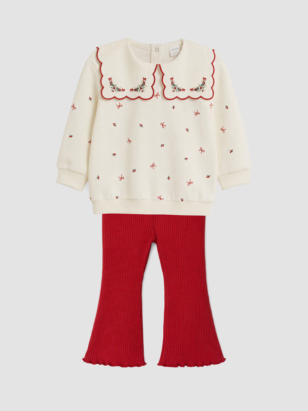 LCW baby Baby Girl Ecru Set