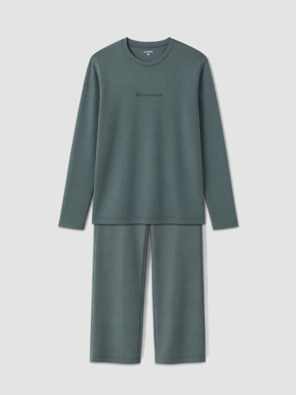LC WAIKIKI Regular Fit Baskılı Erkek Pijama Takımı