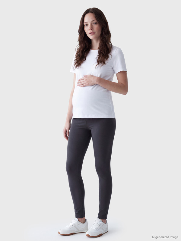 LCWAIKIKI Maternity Belly Paneled Maternity Leggings