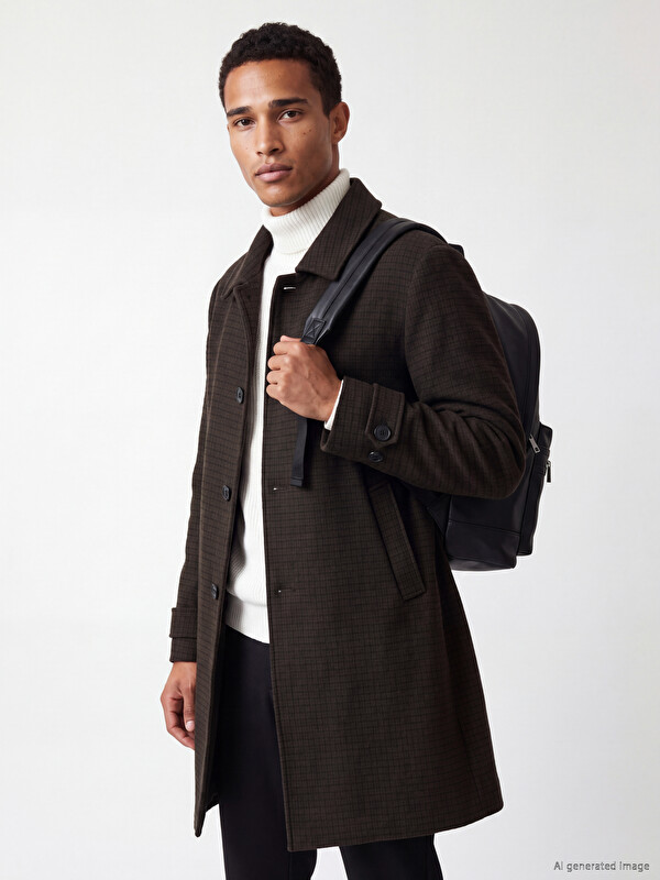 LCW Vision Man Brown Coatigan