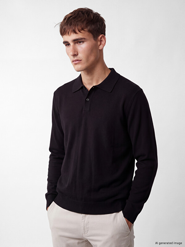 LCW Vision Polo Yaka Erkek Triko Kazak