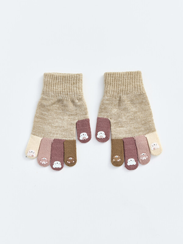 LCW ACCESSORIES Baby-Mädchen Beige Handschuhe