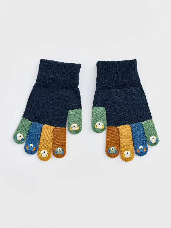 LCW ACCESSORIES Desenli Triko Erkek Bebek Eldiven