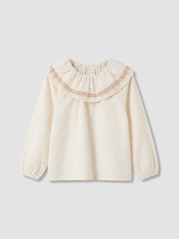 LCW baby Embroidery Detailed Girls' Blouse