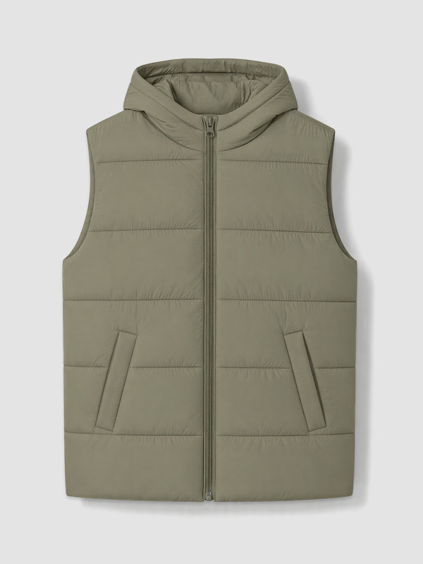 LCW Kids Boy Khaki Puffer Gilet