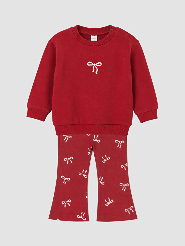 LCW baby Baby Girl Bordeaux Set