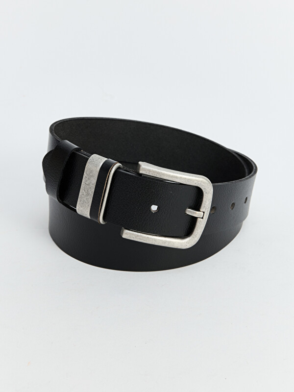 LCW ACCESSORIES Faux Leather Men's Belt