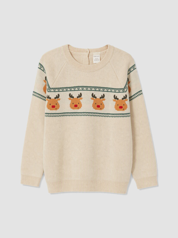 LCW baby New Year Themed Baby Boys' Sweater