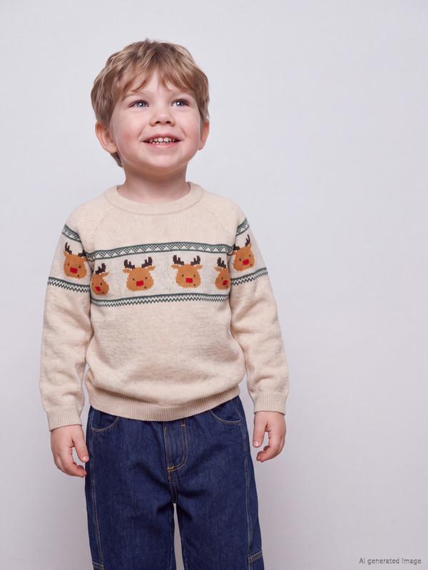 LCW baby Baby Boy Ecru Sweater