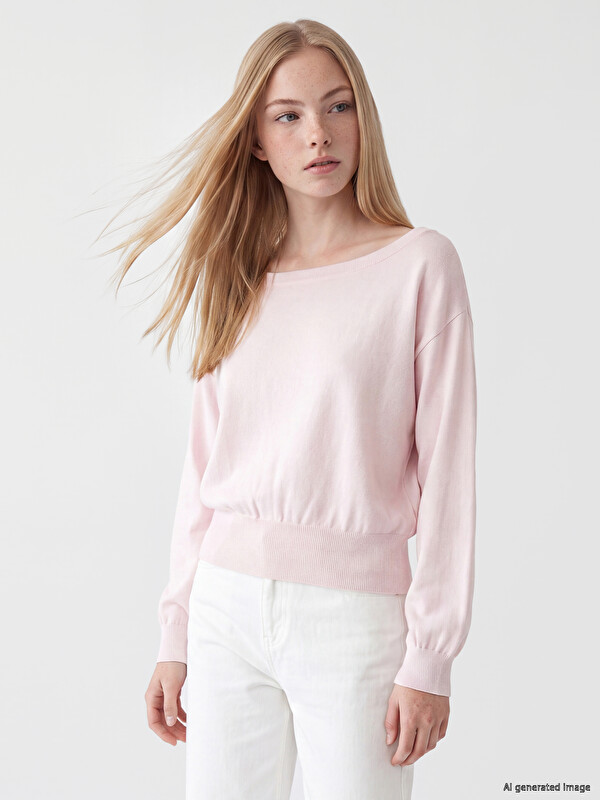 XSIDE Slash Neck Women's Knitwear Sweater