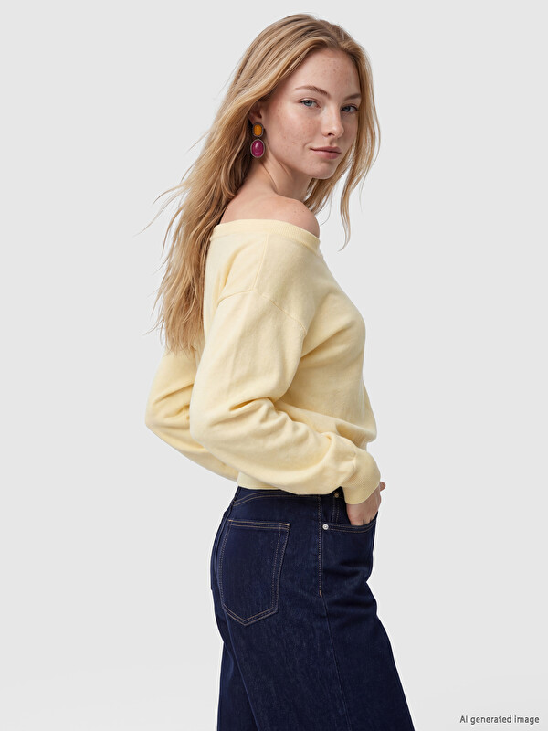 XSIDE Slash Neck Women's Knitwear Sweater
