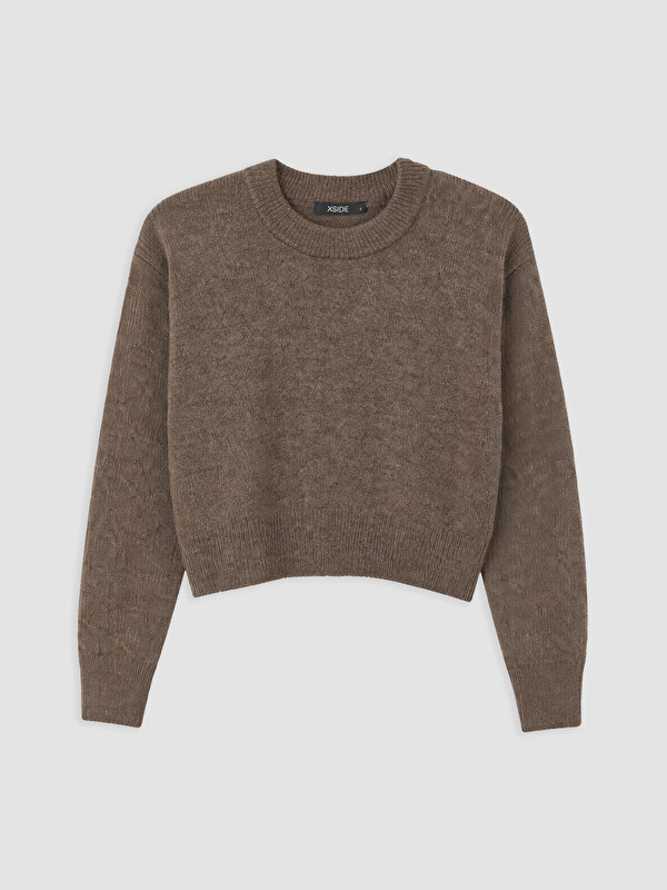 XSIDE Woman Brown Sweater
