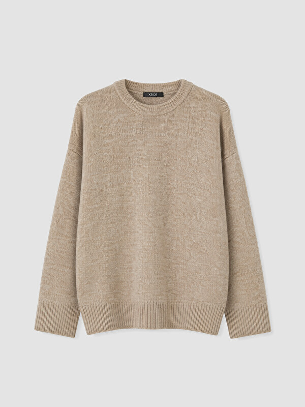 XSIDE Woman Brown Sweater